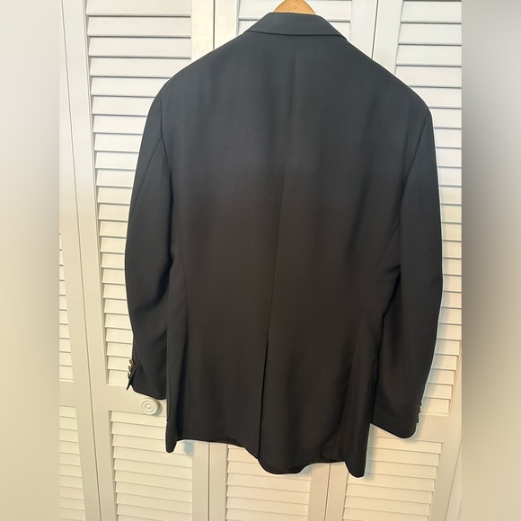 EUC Towncraft Men’s black blazer with gold buttons. - Picture 2 of 12